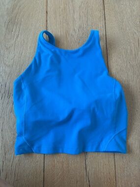 lululemon size 6 poolside blue Align High Neck Crop Tank